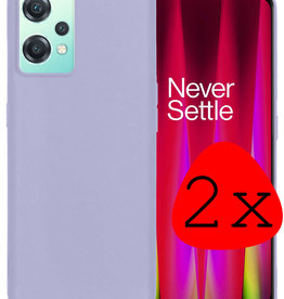 BASEY. BASEY. OnePlus Nord CE 2 Lite Hoesje Siliconen - Lila - 2 PACK