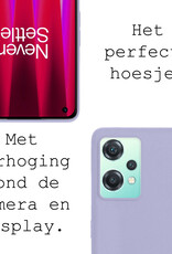 BASEY. Hoes Geschikt voor OnePlus Nord CE 2 Lite Hoesje Siliconen Back Cover Case - Hoesje Geschikt voor OnePlus Nord CE 2 Lite Hoes Cover Hoesje - Lila - 2 Stuks
