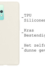 BASEY. Hoes Geschikt voor OnePlus Nord CE 2 Lite Hoesje Siliconen Back Cover Case - Hoesje Geschikt voor OnePlus Nord CE 2 Lite Hoes Cover Hoesje - Wit - 2 Stuks