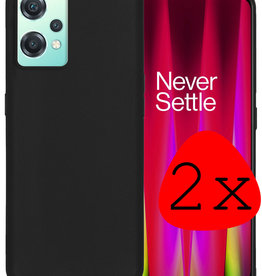 BASEY. BASEY. OnePlus Nord CE 2 Lite Hoesje Siliconen - Zwart - 2 PACK