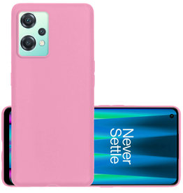 NoXx NoXx OnePlus Nord CE 2 Lite Hoesje Siliconen - Lichtroze