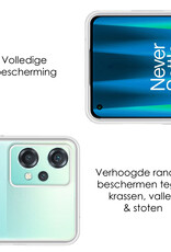 NoXx Hoes Geschikt voor OnePlus Nord CE 2 Lite Hoesje Cover Siliconen Back Case Hoes - Transparant