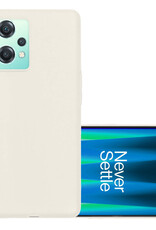 NoXx Hoes Geschikt voor OnePlus Nord CE 2 Lite Hoesje Cover Siliconen Back Case Hoes - Wit