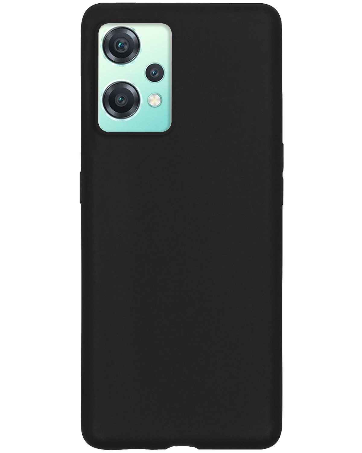 NoXx Hoes Geschikt voor OnePlus Nord CE 2 Lite Hoesje Cover Siliconen Back Case Hoes - Zwart - 2x