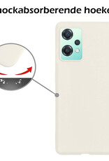 Nomfy Hoesje Geschikt voor OnePlus Nord CE 2 Lite Hoesje Siliconen Cover Case - Hoes Geschikt voor OnePlus Nord CE 2 Lite Hoes Back Case - Wit