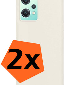 Nomfy Nomfy OnePlus Nord CE 2 Lite Hoesje Siliconen - Wit - 2 PACK
