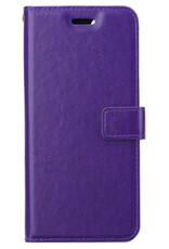 BASEY. OnePlus Nord CE 2 Lite Hoesje Bookcase Hoes Flip Case Book Cover - OnePlus Nord CE 2 Lite Hoes Book Case Hoesje - Paars