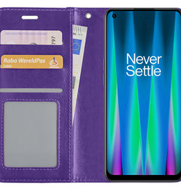 NoXx NoXx OnePlus Nord CE 2 Lite Hoesje Bookcase - Paars