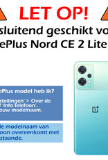 Nomfy Hoesje Geschikt voor OnePlus Nord CE 2 Lite Hoes Bookcase Flipcase Book Cover - Hoes Geschikt voor OnePlus Nord CE 2 Lite Hoesje Book Case - Rosé goud
