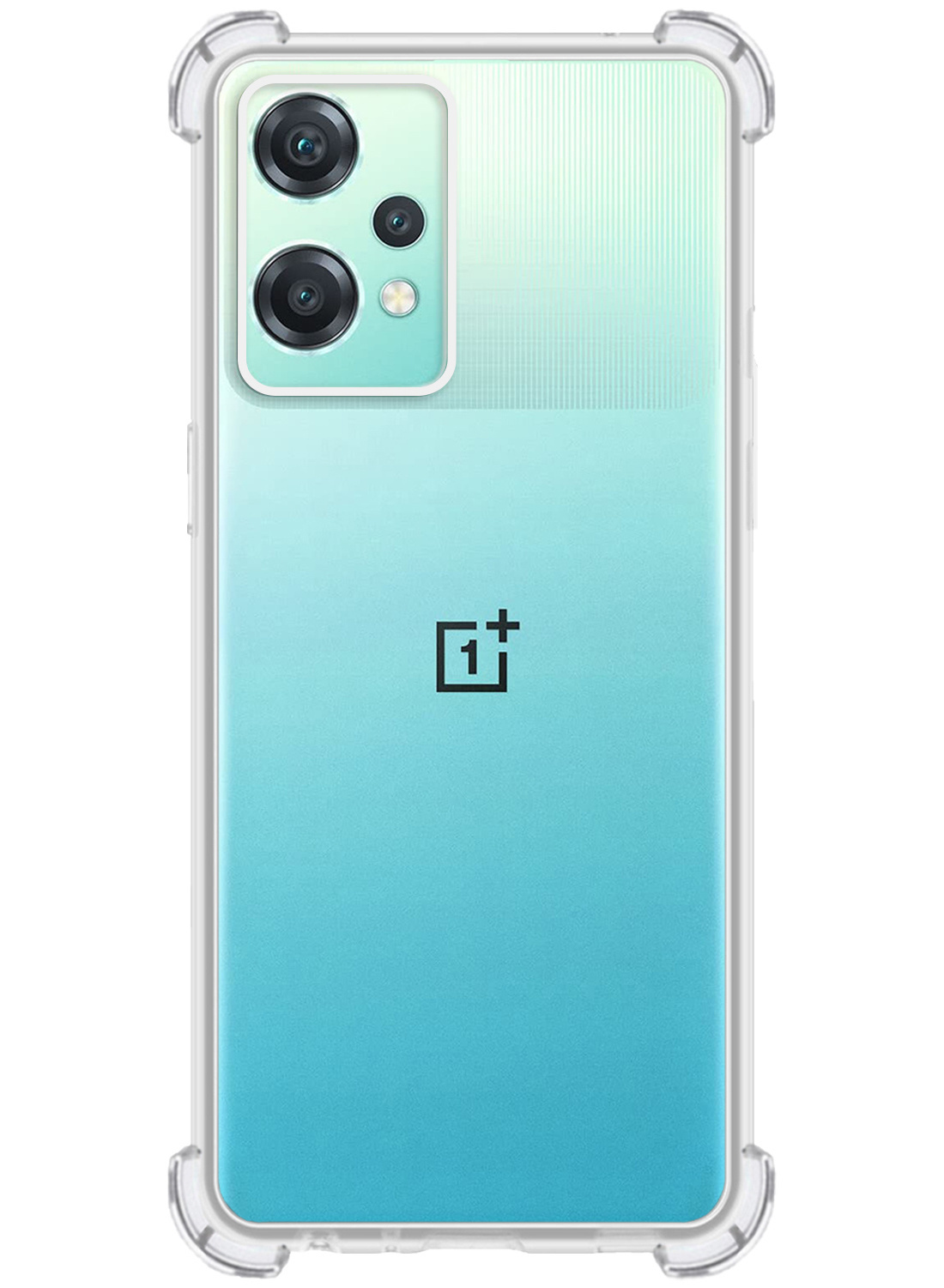 BASEY. Hoes Geschikt voor OnePlus Nord CE 2 Lite Hoesje Shock Proof Case Hoes Siliconen Met 2x Screenprotector - Hoesje Geschikt voor OnePlus Nord CE 2 Lite Hoes Cover Shockproof - Transparant