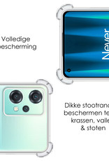 NoXx Hoes Geschikt voor OnePlus Nord CE 2 Lite Hoesje Siliconen Cover Shock Proof Back Case Shockproof Hoes Met 2x Screenprotector - Transparant