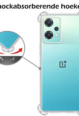 Nomfy Hoesje Geschikt voor OnePlus Nord CE 2 Lite Hoesje Shock Proof Cover Case Shockproof Met Screenprotector - Hoes Geschikt voor OnePlus Nord CE 2 Lite Hoes Siliconen Back Case - Transparant