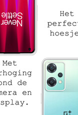 BASEY. Hoes Geschikt voor OnePlus Nord CE 2 Lite Hoesje Siliconen Back Cover Case Met Screenprotector - Hoesje Geschikt voor OnePlus Nord CE 2 Lite Hoes Cover Hoesje - Transparant