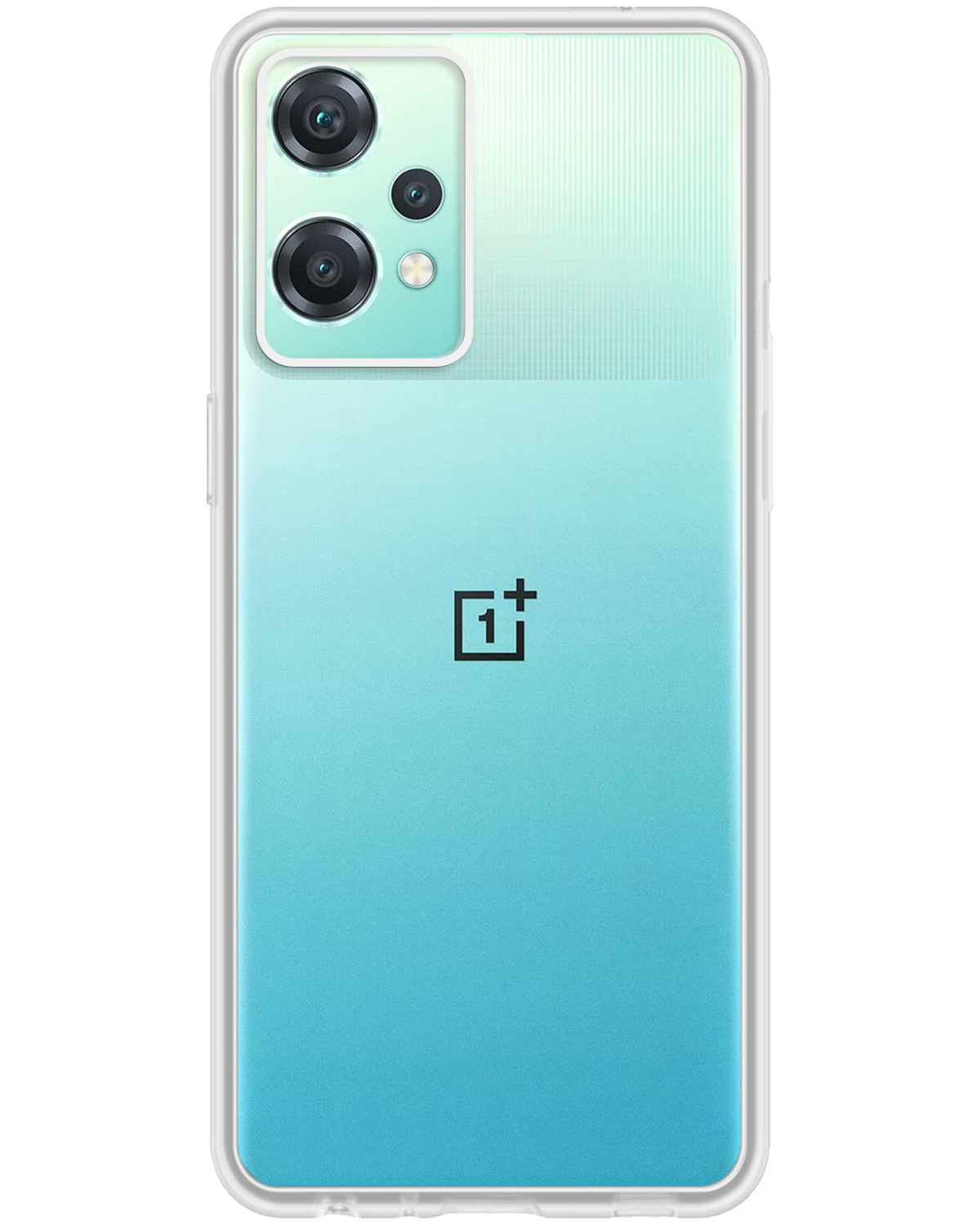 BASEY. Hoes Geschikt voor OnePlus Nord CE 2 Lite Hoesje Siliconen Back Cover Case Met Screenprotector - Hoesje Geschikt voor OnePlus Nord CE 2 Lite Hoes Cover Hoesje - Transparant