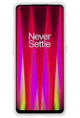 BASEY. Hoes Geschikt voor OnePlus Nord CE 2 Lite Hoesje Siliconen Back Cover Case Met Screenprotector - Hoesje Geschikt voor OnePlus Nord CE 2 Lite Hoes Cover Hoesje - Transparant