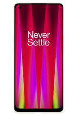 BASEY. Hoes Geschikt voor OnePlus Nord CE 2 Lite Hoesje Siliconen Back Cover Case Met Screenprotector - Hoesje Geschikt voor OnePlus Nord CE 2 Lite Hoes Cover Hoesje - Wit