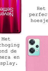 BASEY. Hoes Geschikt voor OnePlus Nord CE 2 Lite Hoesje Siliconen Back Cover Case Met 2x Screenprotector - Hoesje Geschikt voor OnePlus Nord CE 2 Lite Hoes Cover Hoesje - Lichtroze
