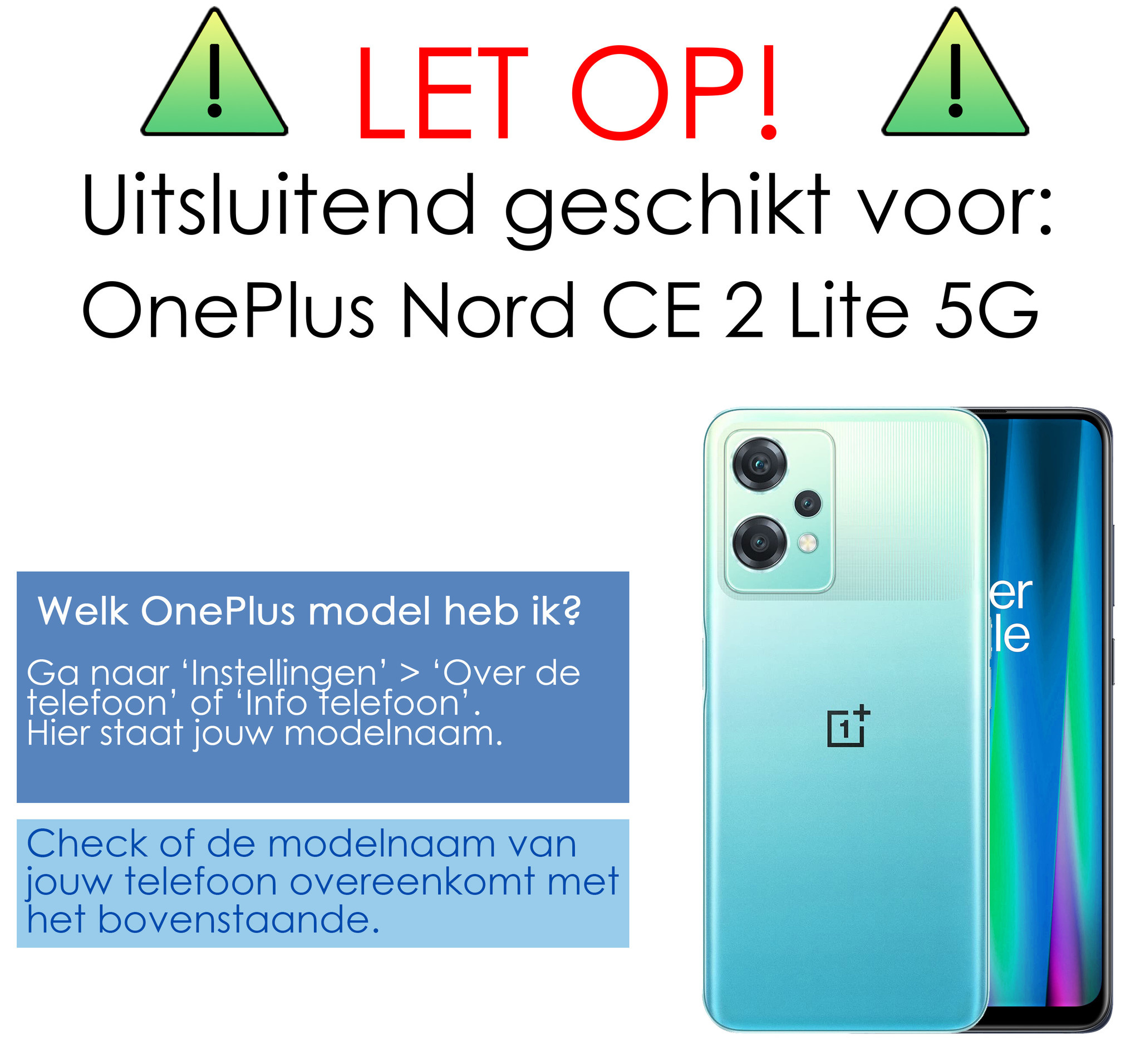 OnePlus Nord CE 2 Lite Hoesje Back Cover Siliconen Case Hoes Met Screenprotector - Zwart