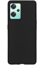 NoXx Hoes Geschikt voor OnePlus Nord CE 2 Lite Hoesje Cover Siliconen Back Case Hoes Met 2x Screenprotector - Zwart