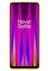 OnePlus Nord CE 2 Lite Hoesje Siliconen Case Back Cover Met 2x Screenprotector - OnePlus Nord CE 2 Lite Hoes Cover Silicone - Geel