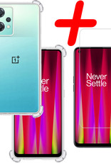 BASEY. Hoes Geschikt voor OnePlus Nord CE 2 Lite Hoesje Shock Proof Case Hoes Siliconen Met Screenprotector - Hoesje Geschikt voor OnePlus Nord CE 2 Lite Hoes Cover Shockproof - Transparant