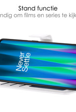 NoXx Hoes Geschikt voor OnePlus Nord CE 2 Lite Hoesje Book Case Hoes Flip Cover Wallet Bookcase Met Screenprotector - Wit