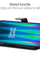 NoXx Hoes Geschikt voor OnePlus Nord CE 2 Lite Hoesje Book Case Hoes Flip Cover Wallet Bookcase Met Screenprotector - Zwart