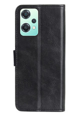 NoXx Hoes Geschikt voor OnePlus Nord CE 2 Lite Hoesje Book Case Hoes Flip Cover Wallet Bookcase Met Screenprotector - Zwart