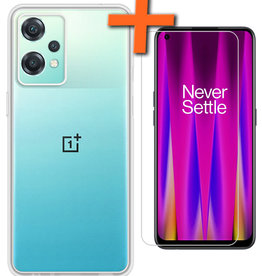 Nomfy Nomfy OnePlus Nord CE 2 Lite Hoesje Siliconen Met Screenprotector - Transparant