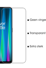 OnePlus Nord CE 2 Lite Hoesje Book Case Hoes Flip Cover Bookcase 2x Met Screenprotector - Zwart