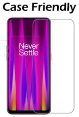 Nomfy Hoesje Geschikt voor OnePlus Nord CE 2 Lite Hoes Bookcase Flipcase Book Cover Met Screenprotector - Hoes Geschikt voor OnePlus Nord CE 2 Lite Hoesje Book Case - Lichtroze