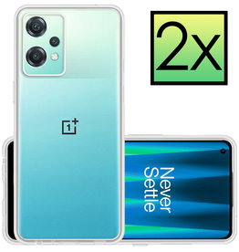 NoXx NoXx OnePlus Nord CE 2 Lite Hoesje Siliconen - Transparant - 2 PACK