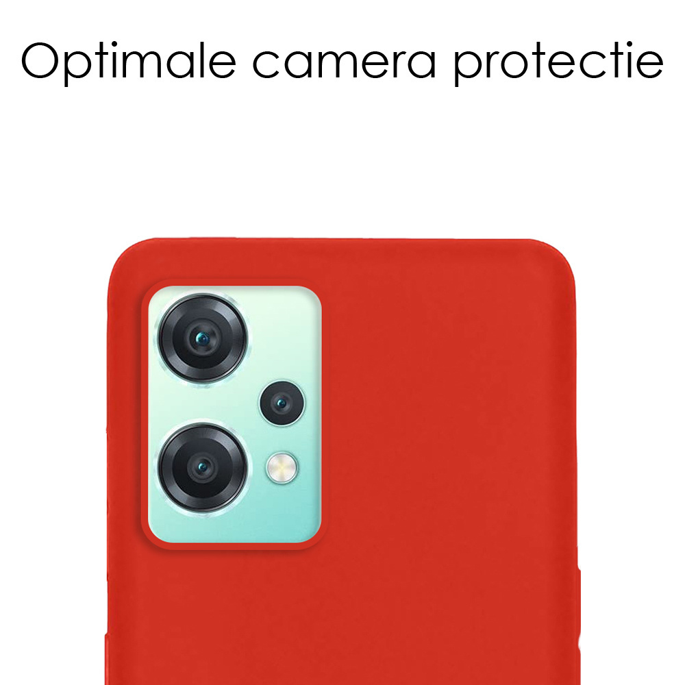 NoXx Hoes Geschikt voor OnePlus Nord CE 2 Lite Hoesje Cover Siliconen Back Case Hoes - Transparant - 2x