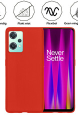 Nomfy Hoesje Geschikt voor OnePlus Nord CE 2 Lite Hoesje Siliconen Cover Case - Hoes Geschikt voor OnePlus Nord CE 2 Lite Hoes Back Case - 2-PACK - Transparant