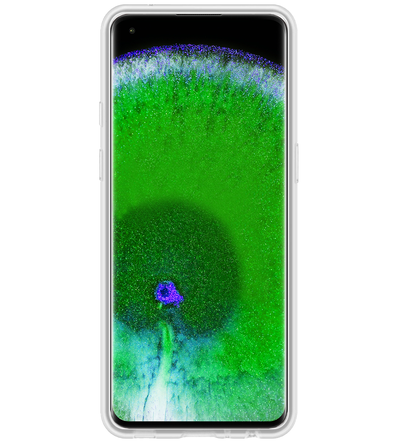 BASEY. Hoes Geschikt voor OPPO Find X5 Hoesje Siliconen Back Cover Case Met 2x Screenprotector - Hoesje Geschikt voor OPPO X5 Hoes Cover Hoesje - Transparant