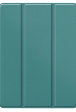 BASEY. BASEY. iPad Pro 12.9 inch (2022) Hoesje Met Apple Pencilhouder - Donkergroen