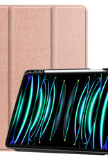 BASEY. BASEY. iPad Pro 12.9 inch (2022) Hoesje Met Apple Pencilhouder - Rose Goud