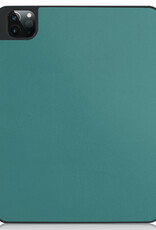 NoXx NoXx iPad Pro 12.9 inch (2022) Hoesje Met Apple Pencilhouder - Donkergroen