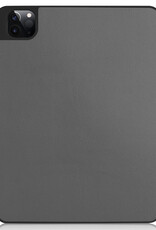 NoXx NoXx iPad Pro 12.9 inch (2022) Hoesje Met Apple Pencilhouder - Grijs