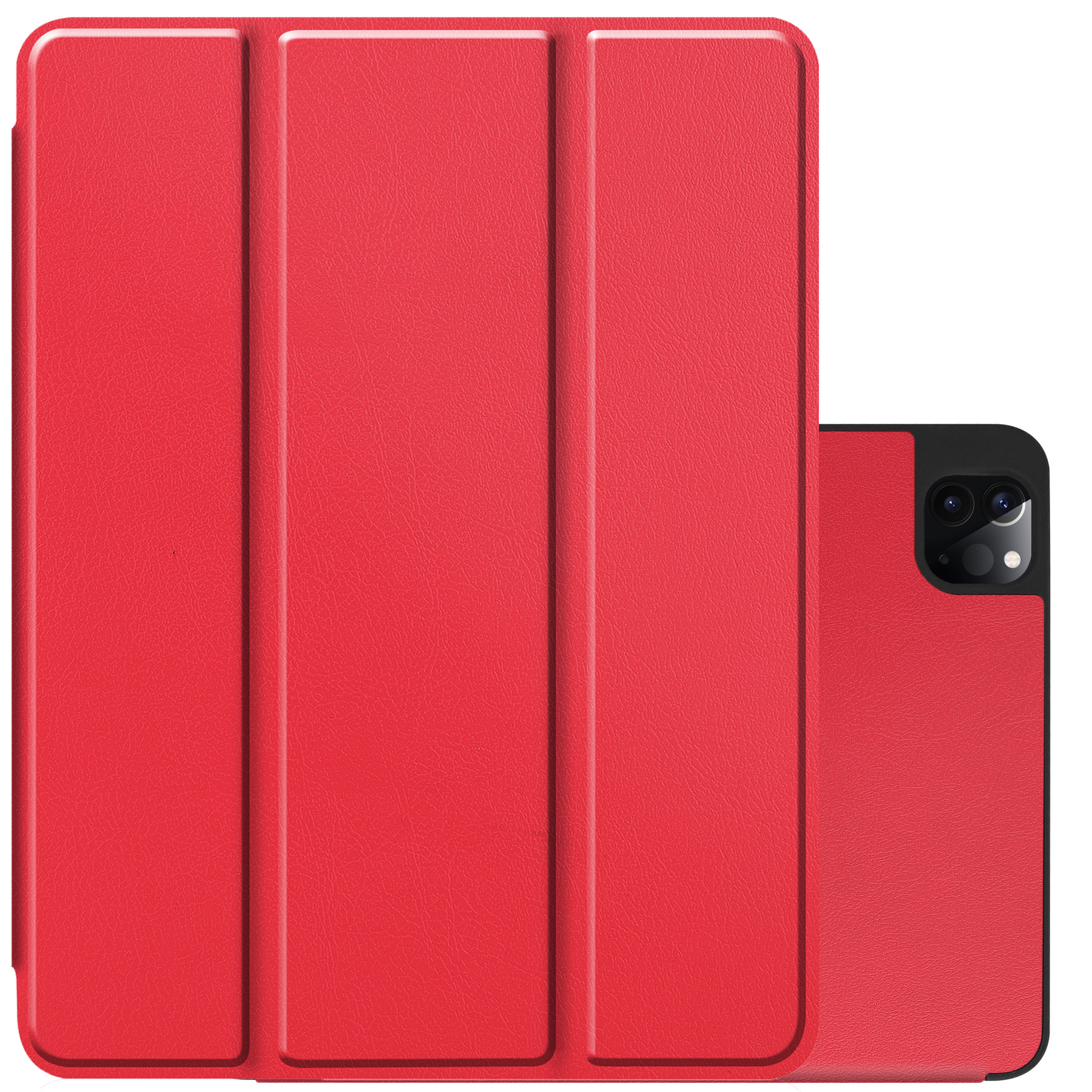 NoXx NoXx iPad Pro 12.9 inch (2022) Hoesje Met Apple Pencilhouder - Rood