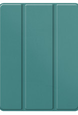 Nomfy Nomfy iPad Pro 12.9 inch (2022) Hoesje Met Apple Pencilhouder - Donkergroen