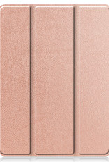 Nomfy Nomfy iPad Pro 12.9 inch (2022) Hoesje Met Apple Pencilhouder - Rose Goud