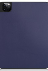 BASEY. BASEY. iPad Pro 12.9 inch (2022) Hoesje Met Apple Pencilhouder Met Screenprotector - Donkerblauw