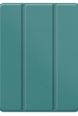 BASEY. BASEY. iPad Pro 12.9 inch (2022) Hoesje Met Apple Pencilhouder Met Screenprotector - Donkergroen