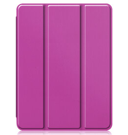 Nomfy Nomfy iPad Pro 11 inch (2021) Hoesje Met Apple Pencilhouder - Paars