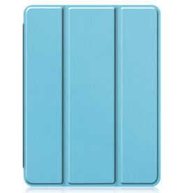 Nomfy Nomfy iPad Pro 11 inch (2021) Hoesje Met Apple Pencilhouder - Lichtblauw