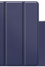 NoXx NoXx iPad Pro 12.9 inch (2022) Hoesje - Donkerblauw