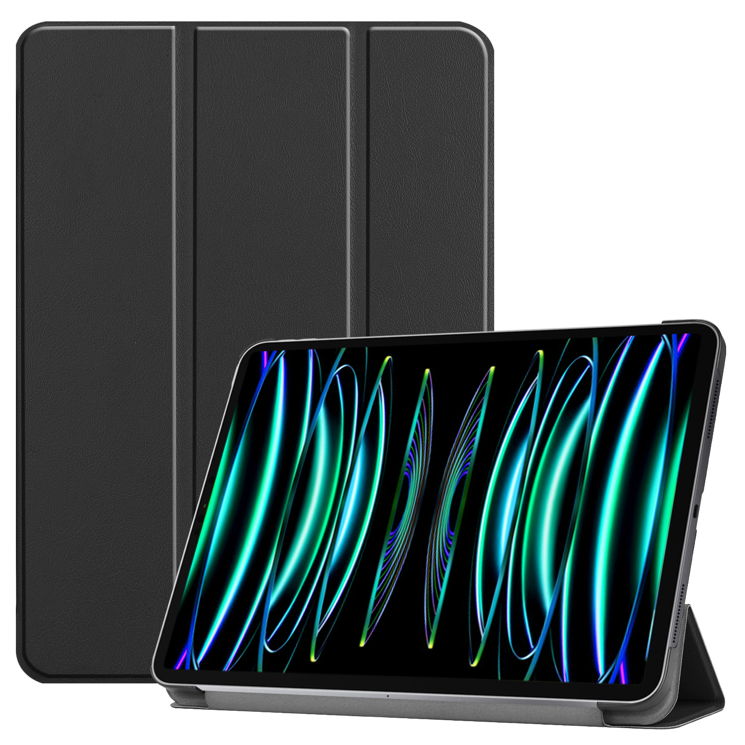 BASEY. BASEY. iPad Pro 12.9 inch (2022) Hoesje - Zwart