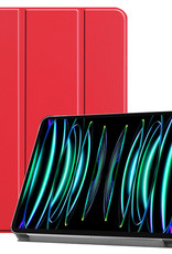 BASEY. BASEY. iPad Pro 12.9 inch (2022) Hoesje - Rood