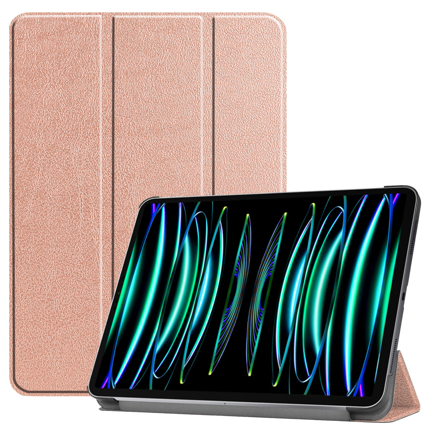 BASEY. BASEY. iPad Pro 12.9 inch (2022) Hoesje - Rose Goud
